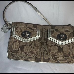Coach tan purse